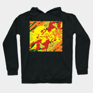 Colorful Abstract Digital Painting Hoodie